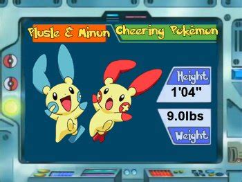 minun serebii|plusle and minun moves.